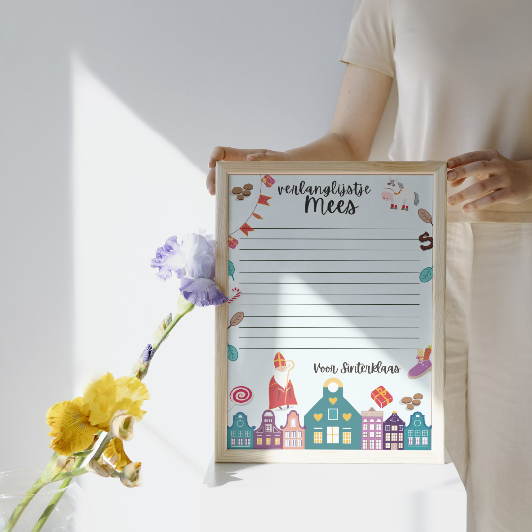 Gepersonaliseerd verlanglijstje Sinterklaas Jongen
