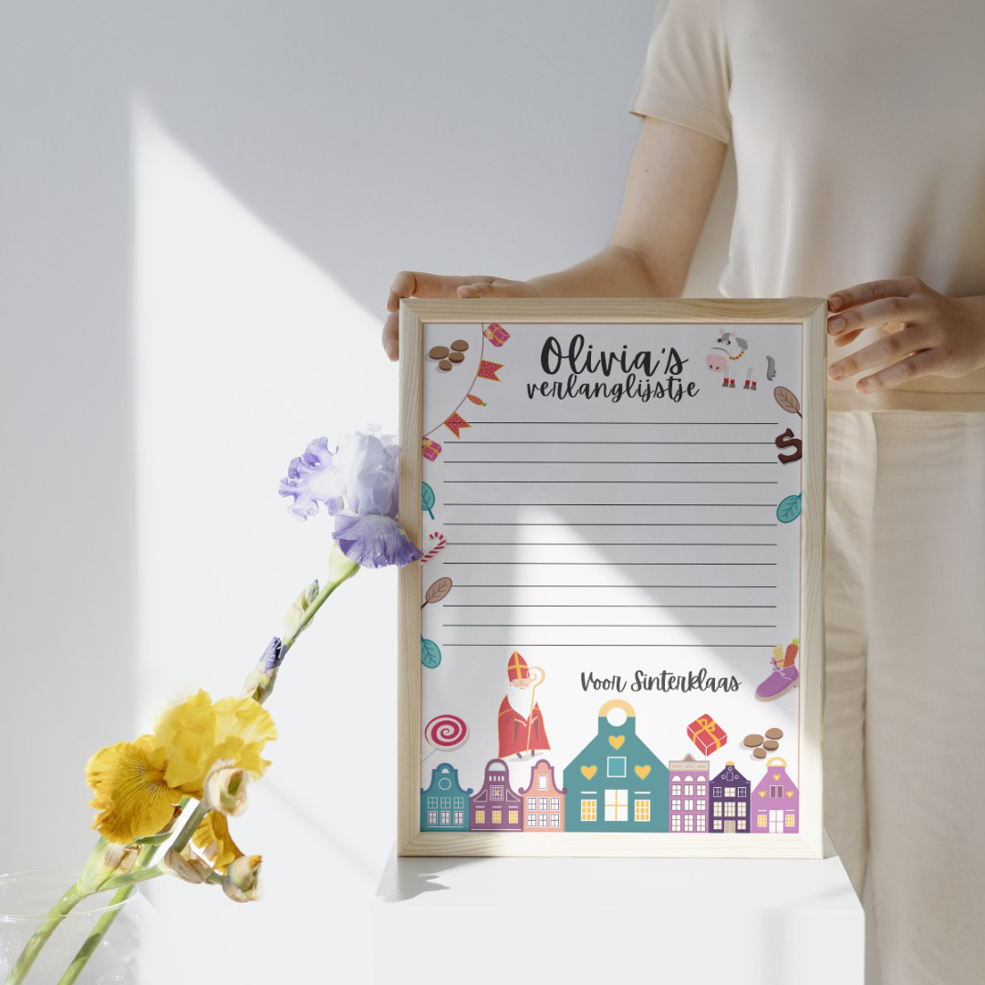 Gepersonaliseerd verlanglijstje Sinterklaas Meisje